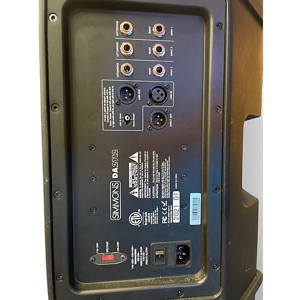 Used Simmons DA2112 Drum Amplifier