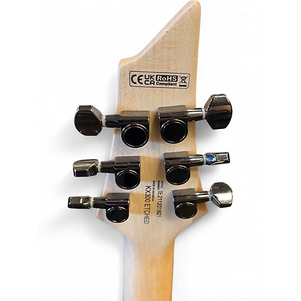 Used Cort kx300 etched red Solid Body Electric Guitar