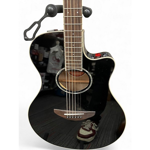 Used Yamaha APX600 Black Acoustic Electric Guitar Black