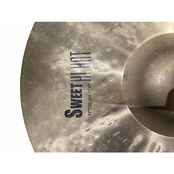 Used Zildjian 14in K Sweet Hi-Hat Pair Cymbal