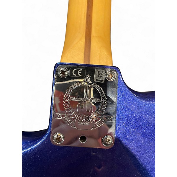 Used 2014 Fender American Standard Stratocaster HSS MYSTIC BLUE Solid Body Electric Guitar