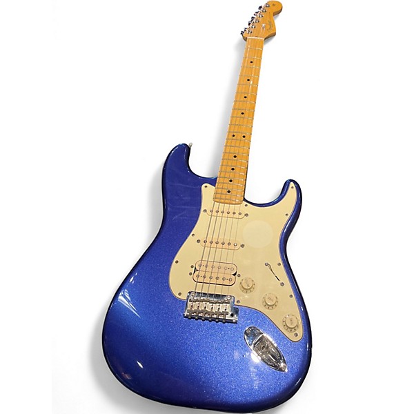 Used 2014 Fender American Standard Stratocaster HSS MYSTIC BLUE Solid Body Electric Guitar