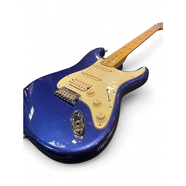Used 2014 Fender American Standard Stratocaster HSS MYSTIC BLUE Solid Body Electric Guitar