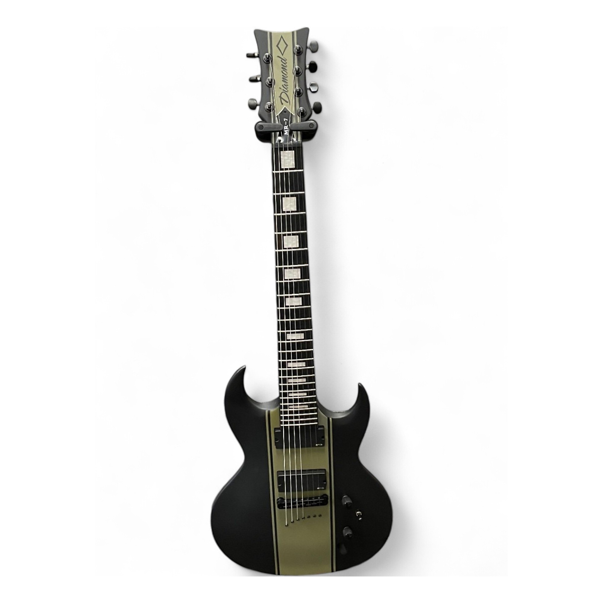 Used Diamond Renegade MR-7 Black Onyx Solid Body Electric Guitar