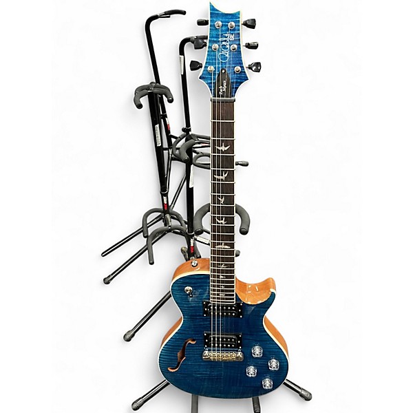 Used PRS ZACH MEYER SE Blue Solid Body Electric Guitar