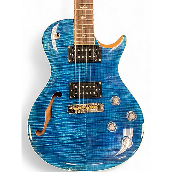 Used PRS ZACH MEYER SE Blue Solid Body Electric Guitar