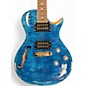 Used PRS ZACH MEYER SE Blue Solid Body Electric Guitar
