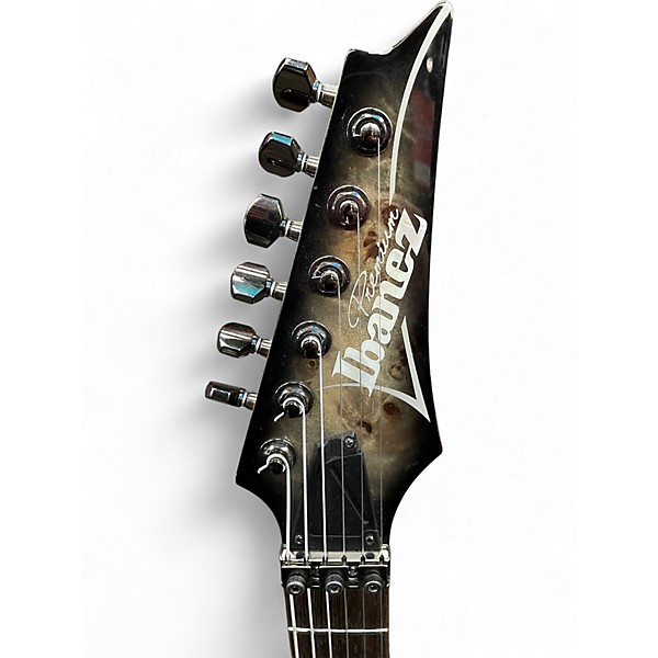 Used Ibanez RG1070PBZ Dark Burl Solid Body Electric Guitar