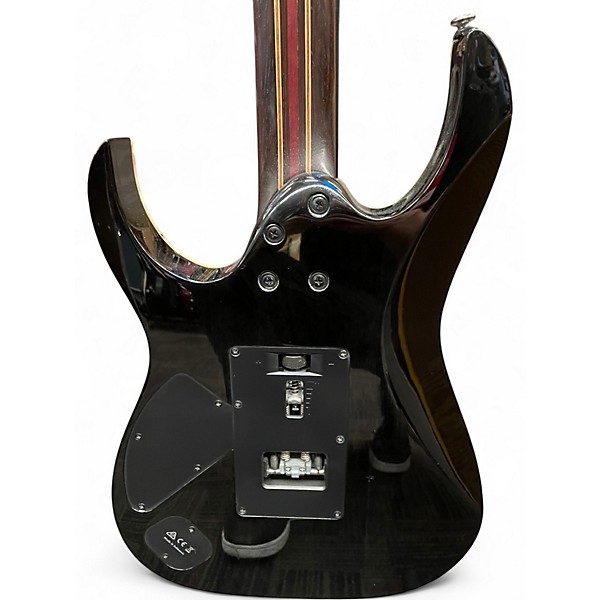 Used Ibanez RG1070PBZ Dark Burl Solid Body Electric Guitar