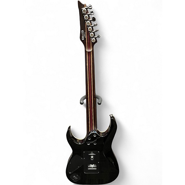 Used Ibanez RG1070PBZ Dark Burl Solid Body Electric Guitar