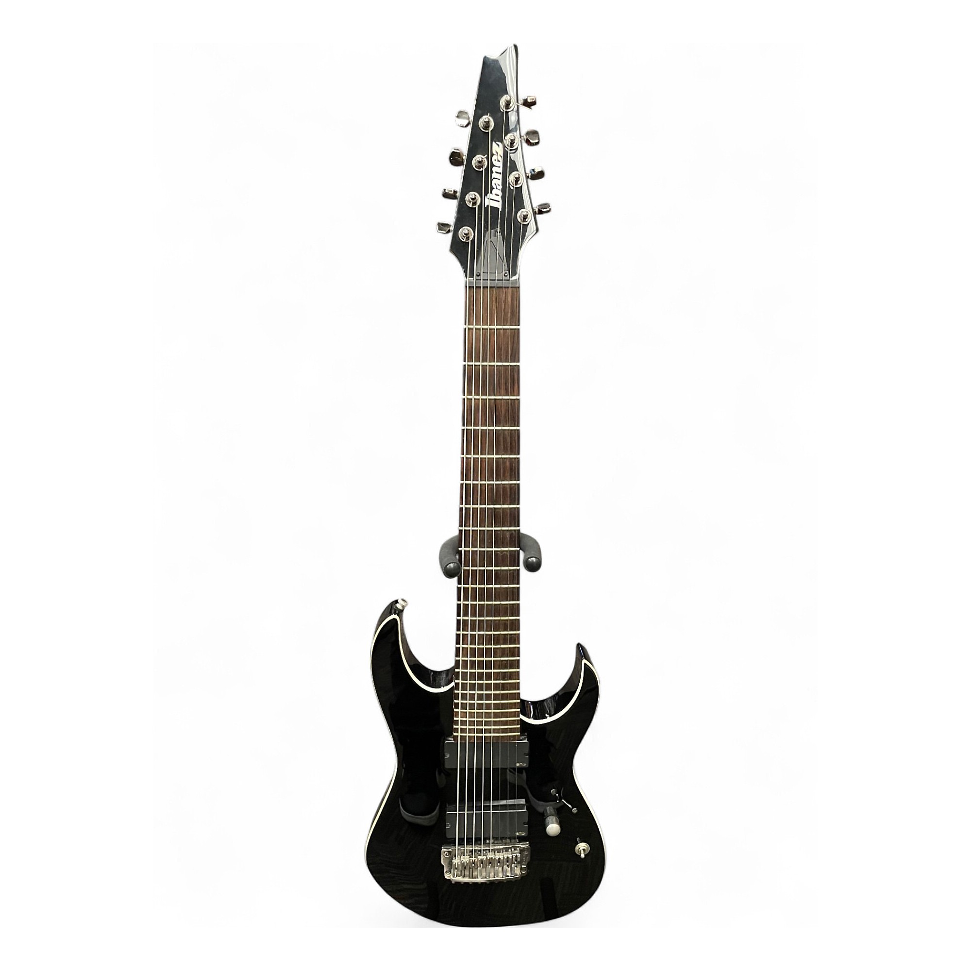ギター Ibanez RGIR28FE BLACK w/HIP SHOT IBBY HM Used Ibanez RGIR28FE Iron Label 8 String GLOSS BLACK Solid