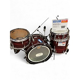 Used SONOR 3 Piece 3 Piece Shell Pack Red Oyster Drum Kit