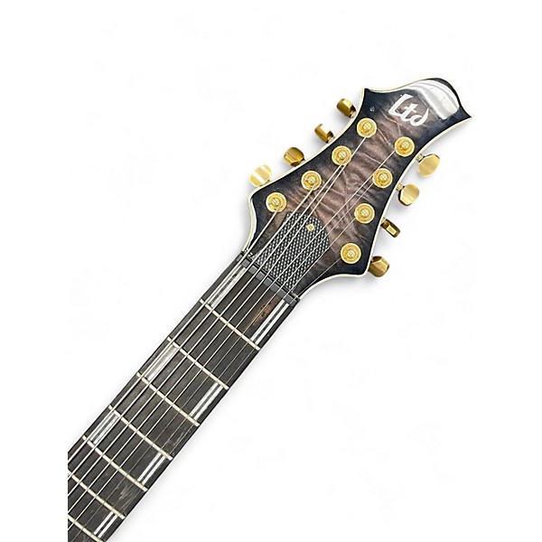 Used ESP JR-608 Trans Gray Solid Body Electric Guitar