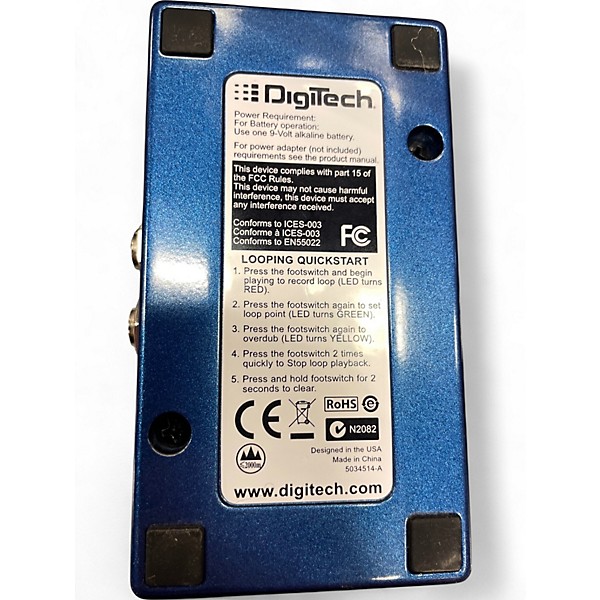 Used DigiTech JamMan Express XT Looper Pedal