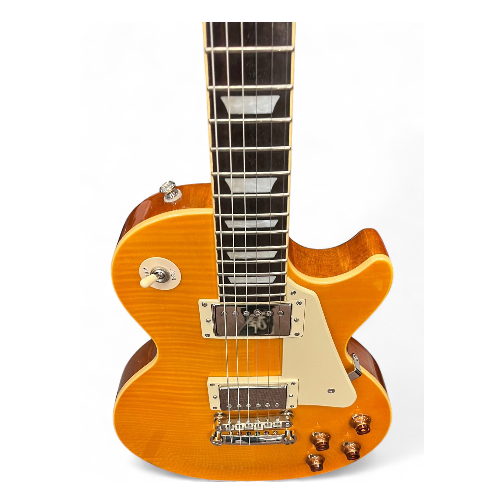 Used Epiphone Les Paul Standard Plus Pro TRANSPARENT AMBER