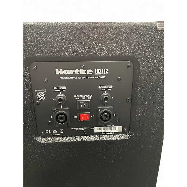 Used Hartke HD112 Bass Cabinet