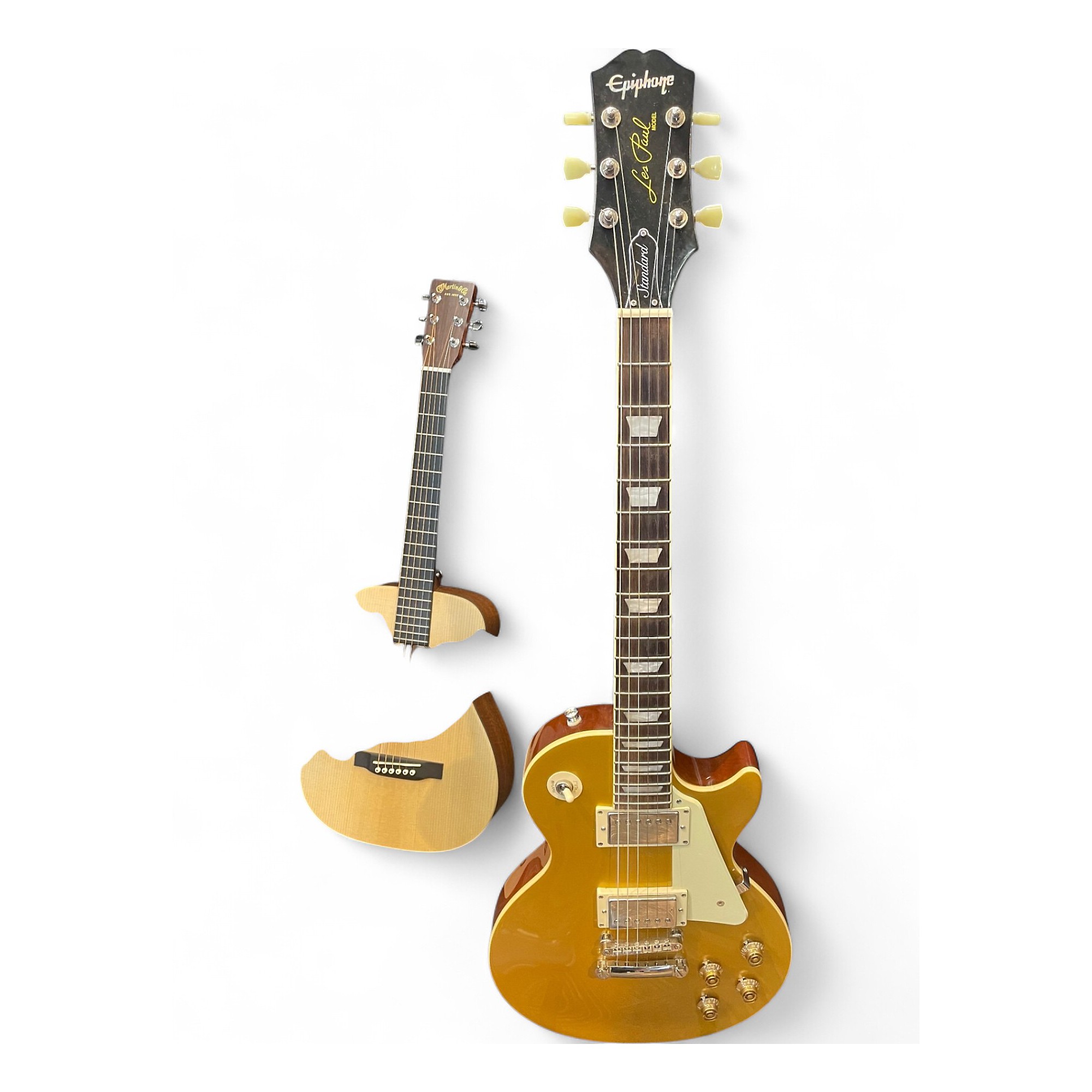 ソフトケース付 EPIPHONE les paul standard gold Used 2022 Epiphone Les Paul Standard Gold Top Solid Body