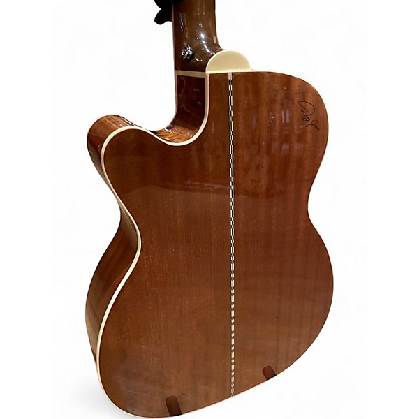 Used Zager ZAD-500MCE Natural Acoustic Electric Guitar