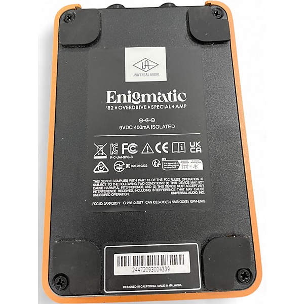 【美品】Universal Audio UAFX Enigmatic Universal Audio UAFX Enigmatic '82 Overdrive Special Amp