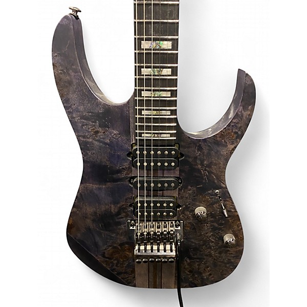 Used Ibanez RGT1270PB Black Burst Solid Body Electric Guitar