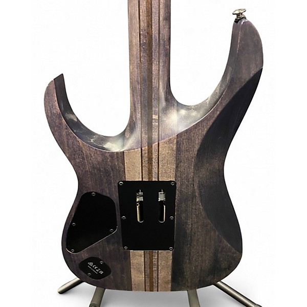 Used Ibanez RGT1270PB Black Burst Solid Body Electric Guitar