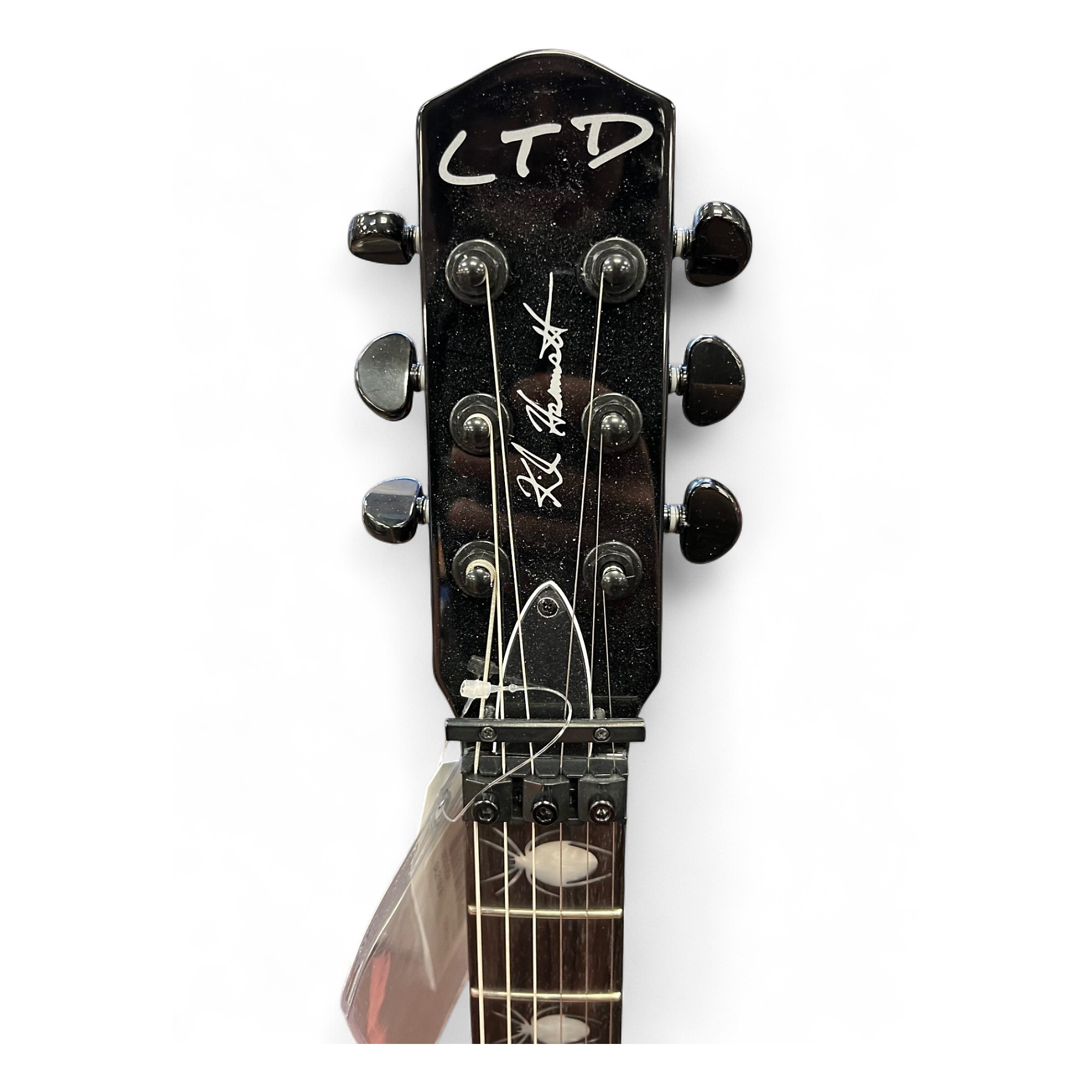 Used ESP LTD Kirk Hammet KH-3 Spider 30th Anniversary Black