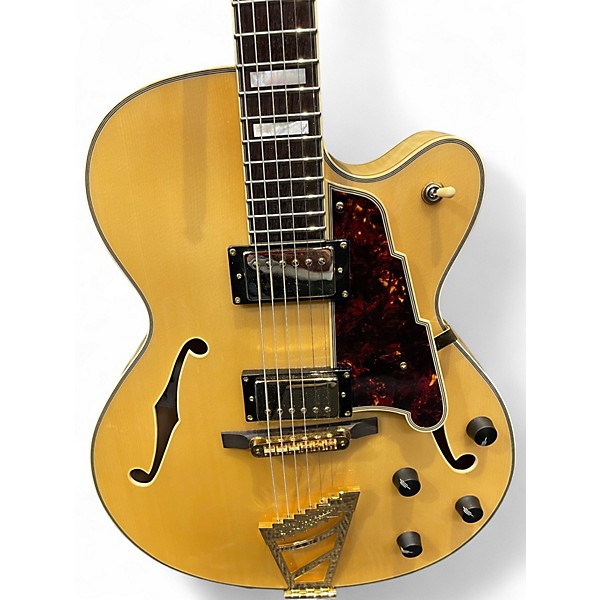 Used D'Angelico EX DH Natural Hollow Body Electric Guitar