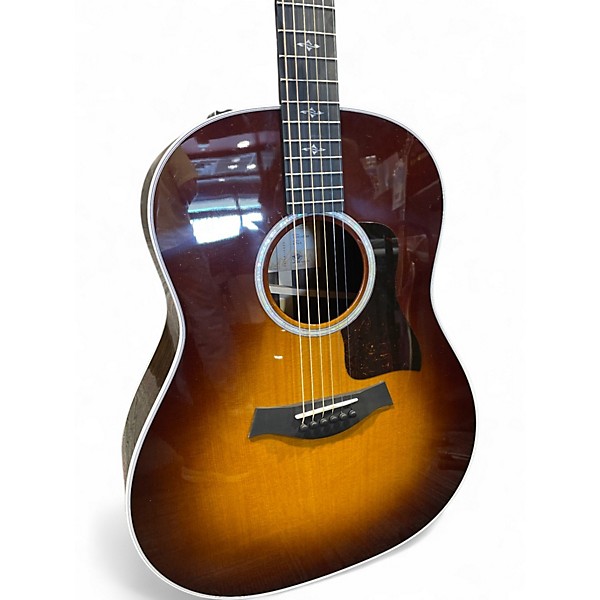 Used Taylor 417e-R Tobacco Sunburst Acoustic Guitar