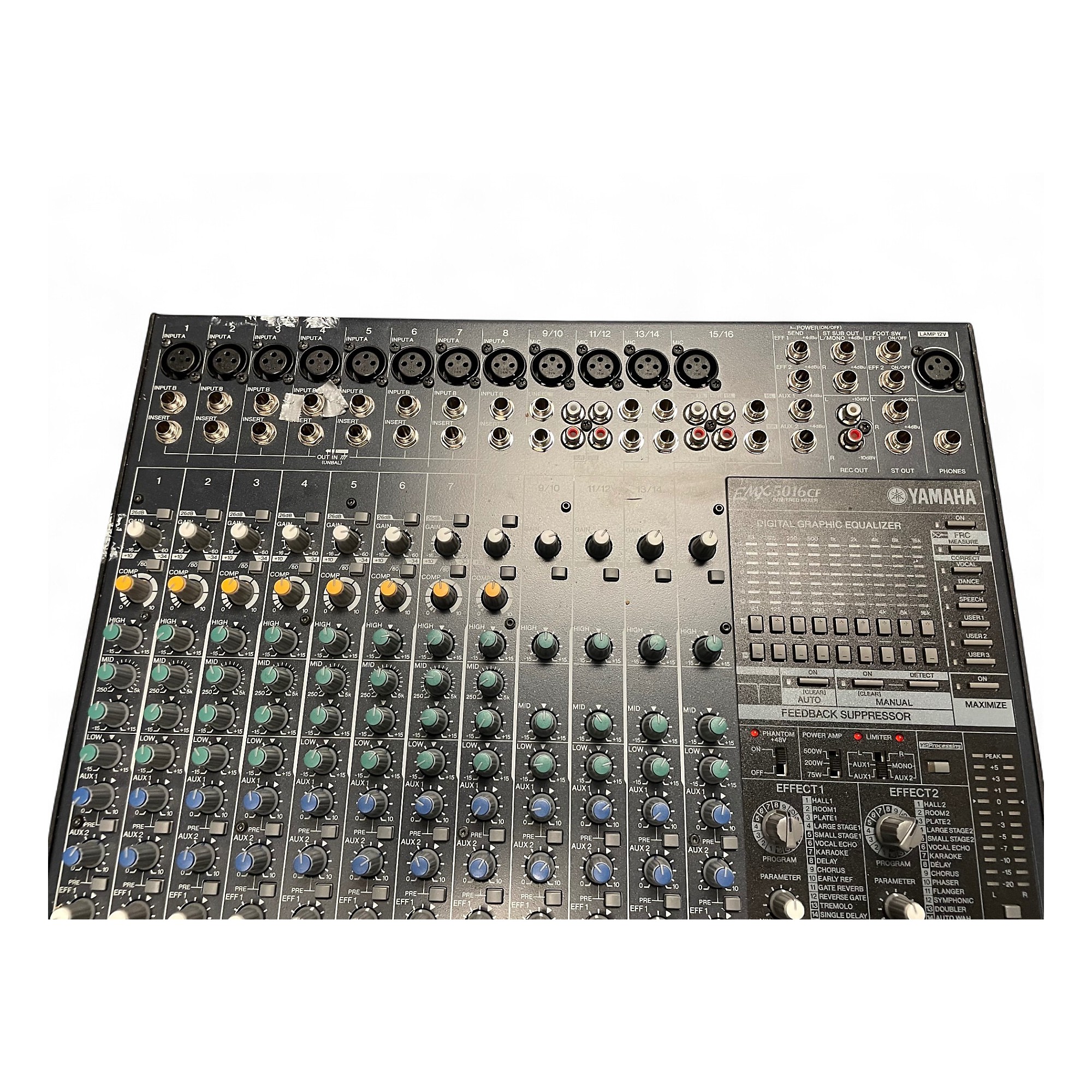 【ジャンク】YAMAHA EMX5016CF Used Yamaha EMX5016CF Powered Mixer | Guitar Center