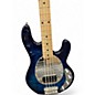 Used Sterling by Music Man RAY34FM NEPTUNE BLUE Electric Bass Guitar