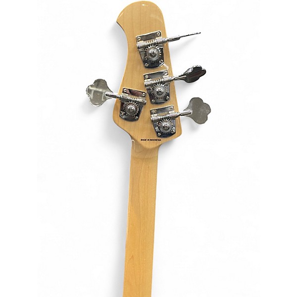 Used Sterling by Music Man RAY34FM NEPTUNE BLUE Electric Bass Guitar