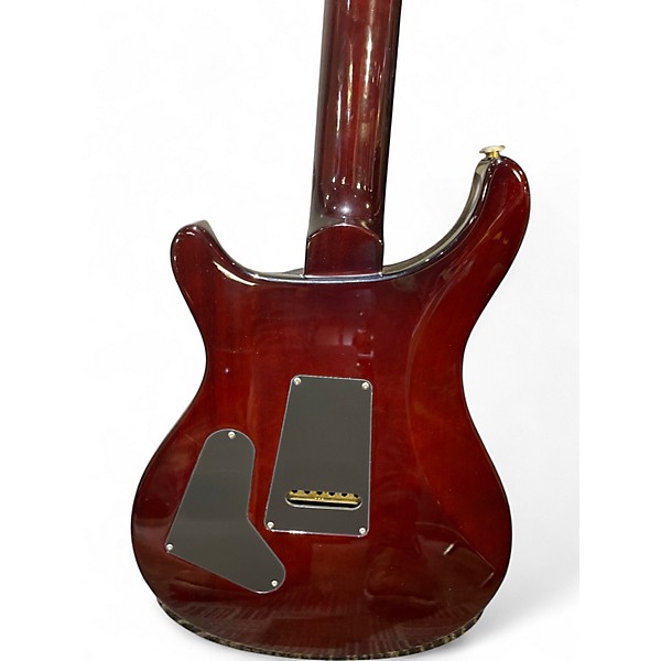 Used PRS CE24 10 Top Standard Black Gold Wrap Solid Body Electric Guitar