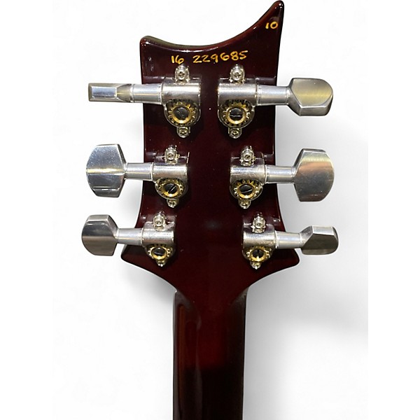 Used PRS CE24 10 Top Standard Black Gold Wrap Solid Body Electric Guitar