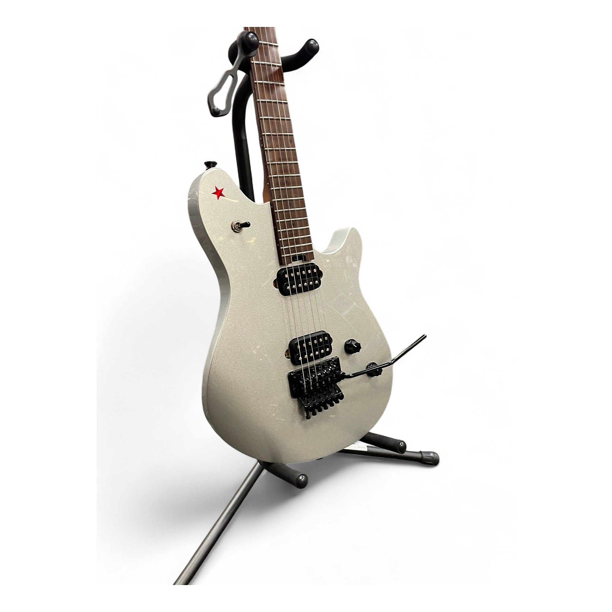 Used EVH WOLFGANG WG STANDARD SILVER SPARKLE Solid Body