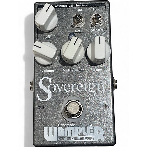 Used Wampler Sovereign Distortion Effect Pedal