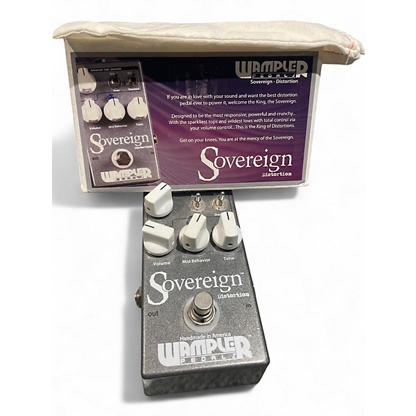 Used Wampler Sovereign Distortion Effect Pedal