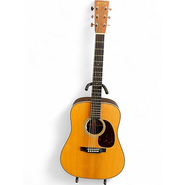 Used Martin HD28 Natural Acoustic Guitar Natural | Guitar Center