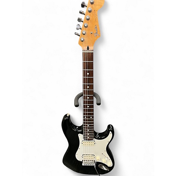 Used Fender STRATOCASTER HH BLACK Solid Body Electric Guitar