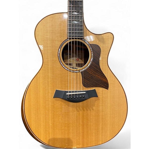 Used Taylor 814CE DLX Natural Acoustic Electric Guitar