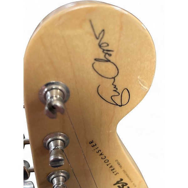 Used 2001 Fender Eric Clapton Signature Stratocaster 7UP Green Solid Body Electric Guitar