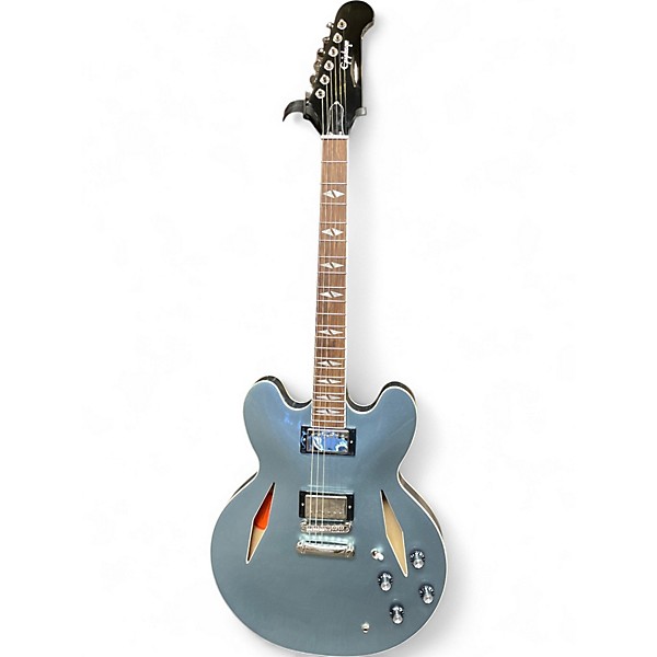 Used Epiphone Dave Grohl DG-335 Ice Blue Metallic Solid Body Electric Guitar