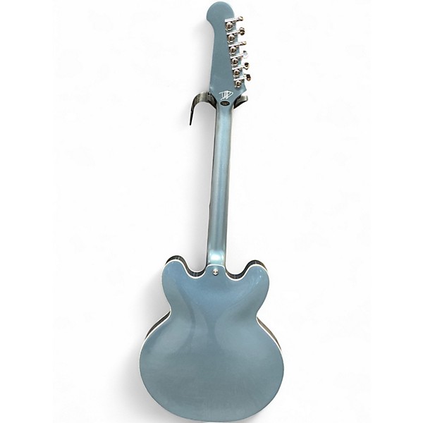 Used Epiphone Dave Grohl DG-335 Ice Blue Metallic Solid Body Electric Guitar