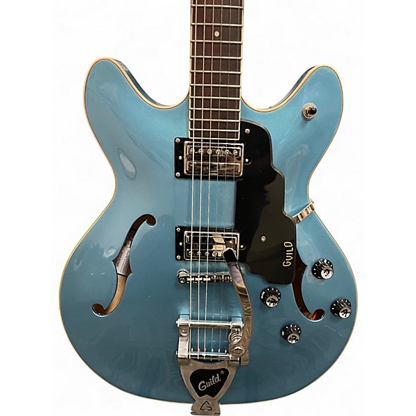 Used Guild STARFIRE Blue Hollow Body Electric Guitar