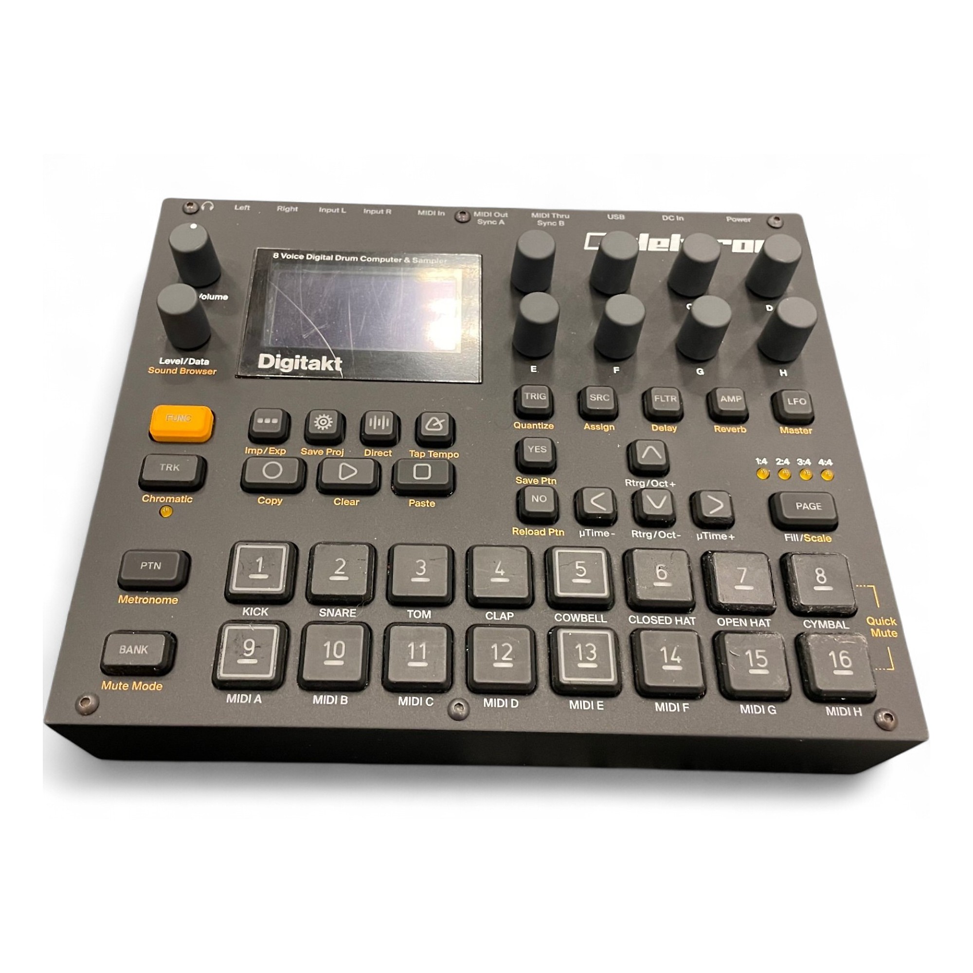 DTM・DAW elektron Digitakt DDS-8 Used Elektron Digitakt DDS-8 8-Voice Drum Computer and