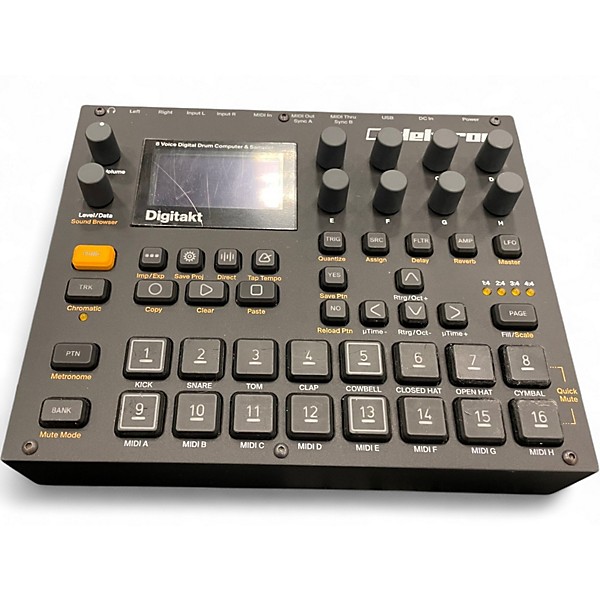 Used Elektron Digitakt DDS-8 8-Voice Drum Computer and