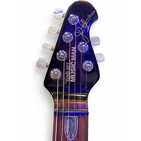 Used Ernie Ball Music Man JP6 John Petrucci PIEZO Crimson Red Burst Solid Body Electric Guitar