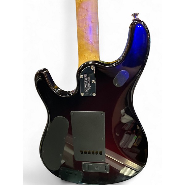 Used Ernie Ball Music Man JP6 John Petrucci PIEZO Crimson Red Burst Solid Body Electric Guitar