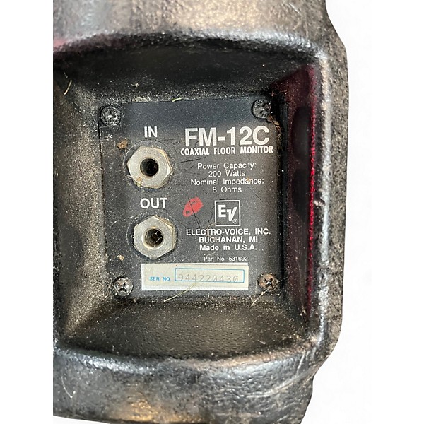 Used Electro-Voice FM12c Unpowered Monitor