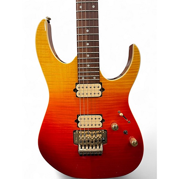 Used Ibanez 1p-01 Sunburst Solid Body Electric Guitar