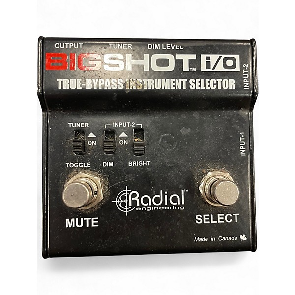 Used Radial Engineering Bigshot I/O True Bypass Selector Pedal